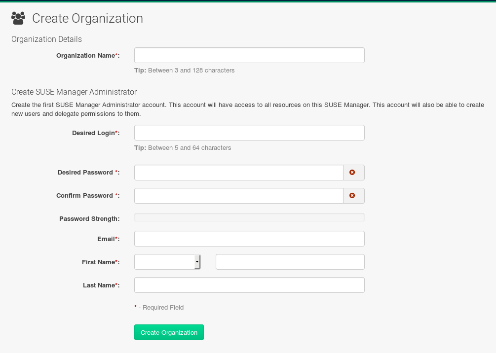 quickstart mgr setup admin1