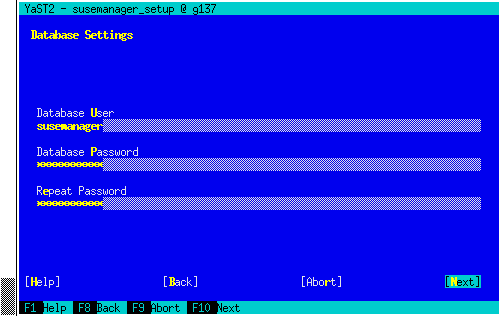 quickstart mgr setup5 ncurses